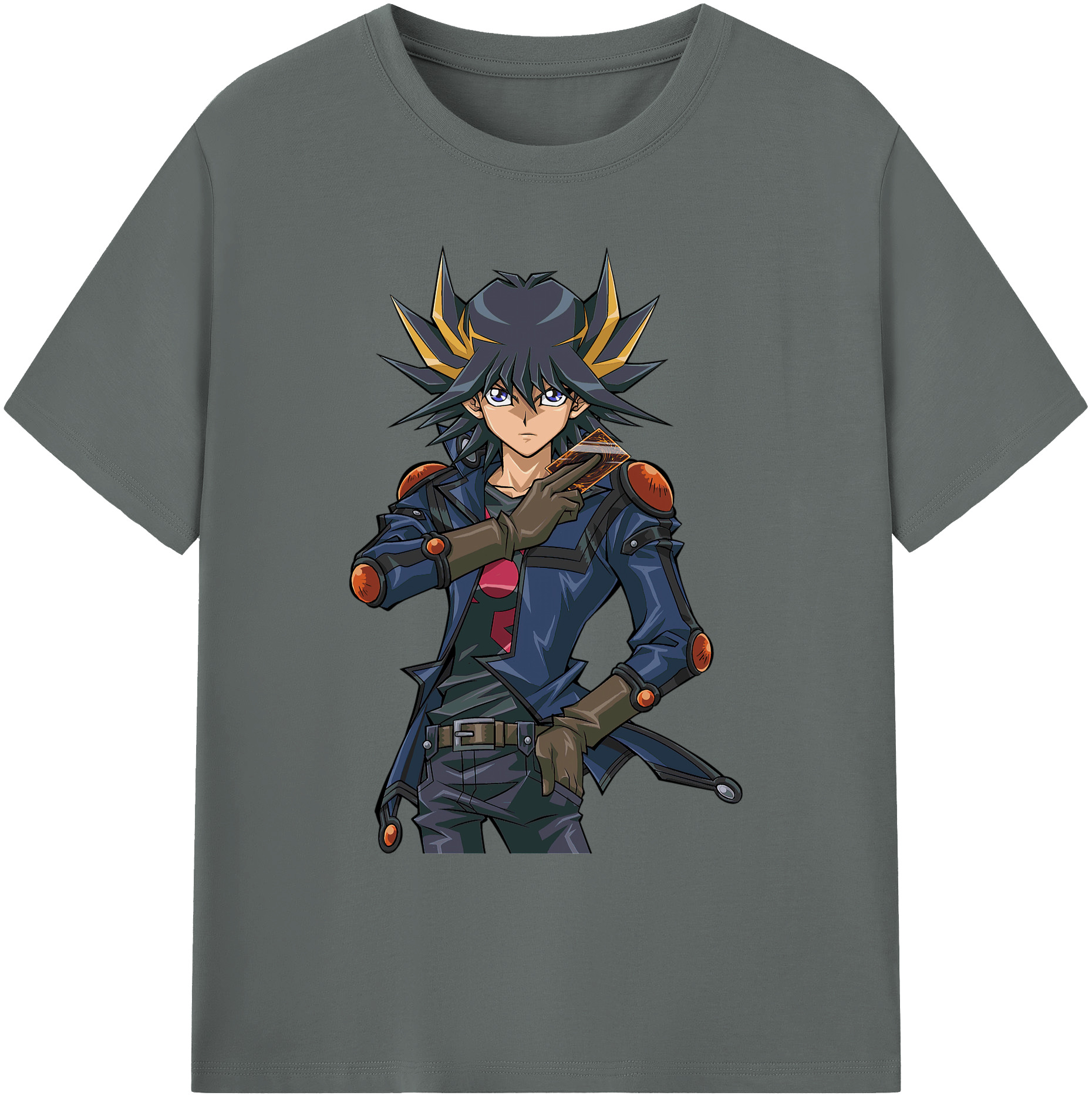 （画像用） 遊☆戯☆王 Yu-Gi-Oh! 綿100％ メンズ半袖Tシャツ｜肌触りやわらか＆通気性